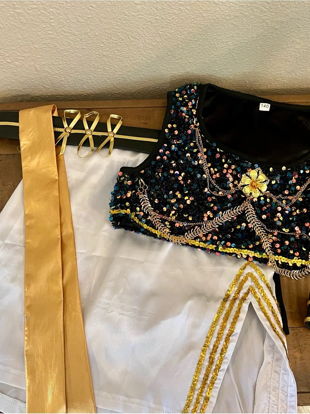 Kpop Demon Hunter Mira Sequin Performance Costume (read full description)